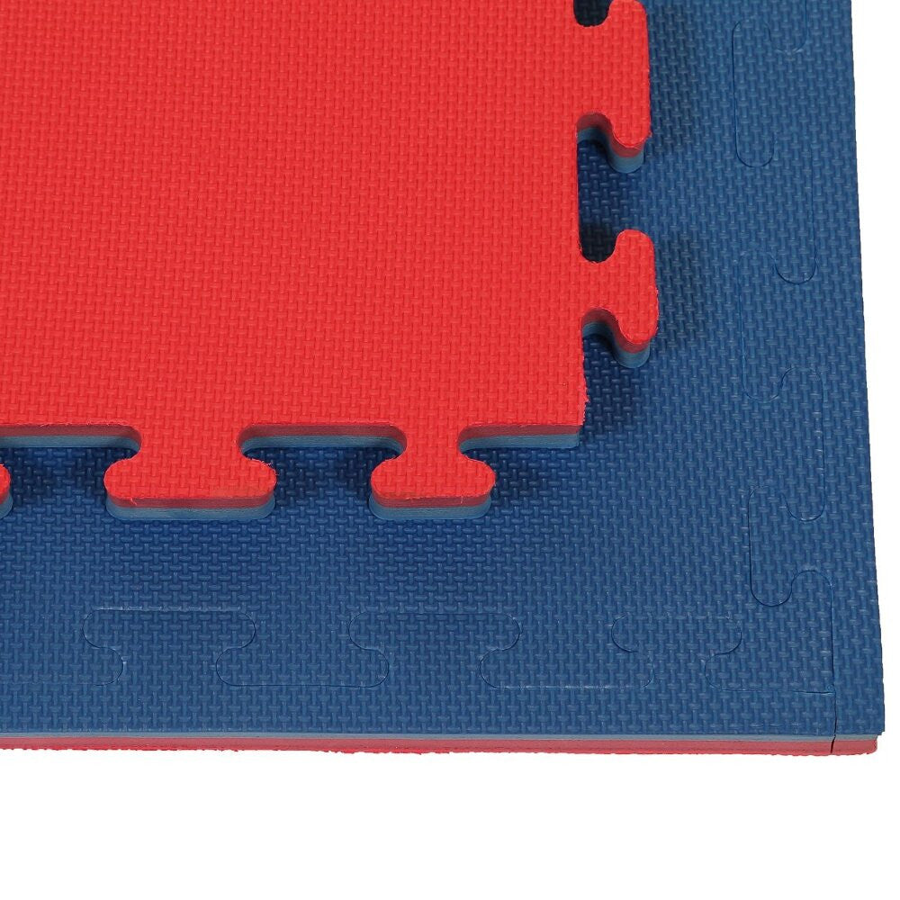 JIGSAW JUDO MAT - BLUE / RED STANDARD FINISH (20mm)