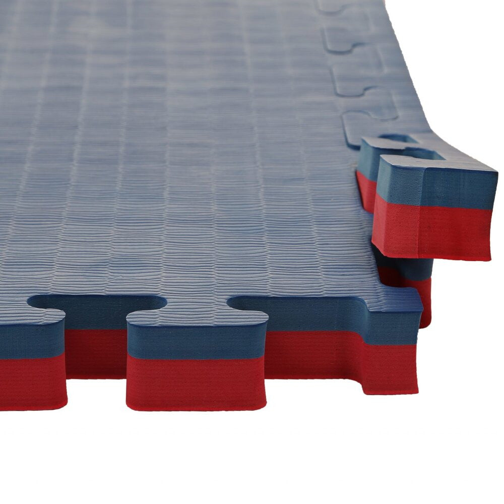 JIGSAW JUDO MAT - BLUE / RED TATAMI FINISH (40mm)