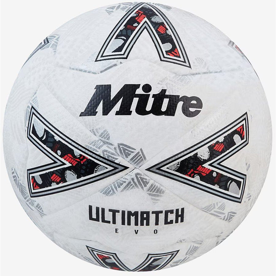 MITRE ULTIMATCH EVO FOOTBALL - WHITE (Size 5)