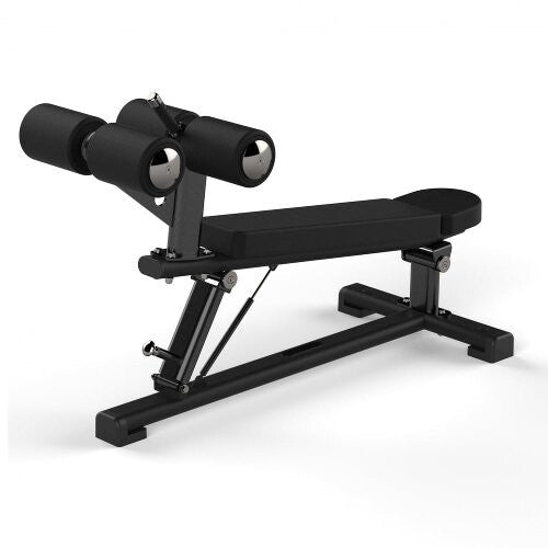 JORDAN ADJUSTABLE ABDOMINAL DECLINE BENCH - BLACK