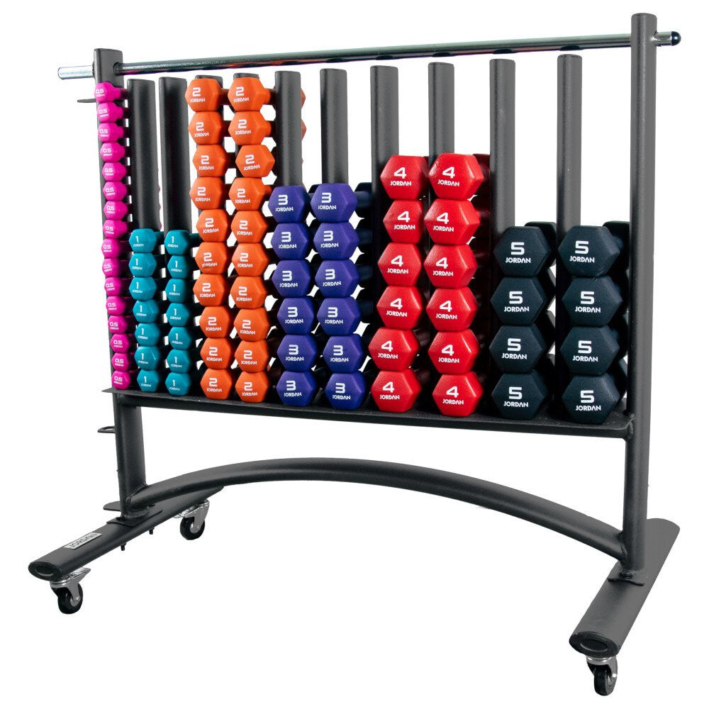 IGNITE STUDIO DUMBBELL SET WITH RACK (0.5-5kg)