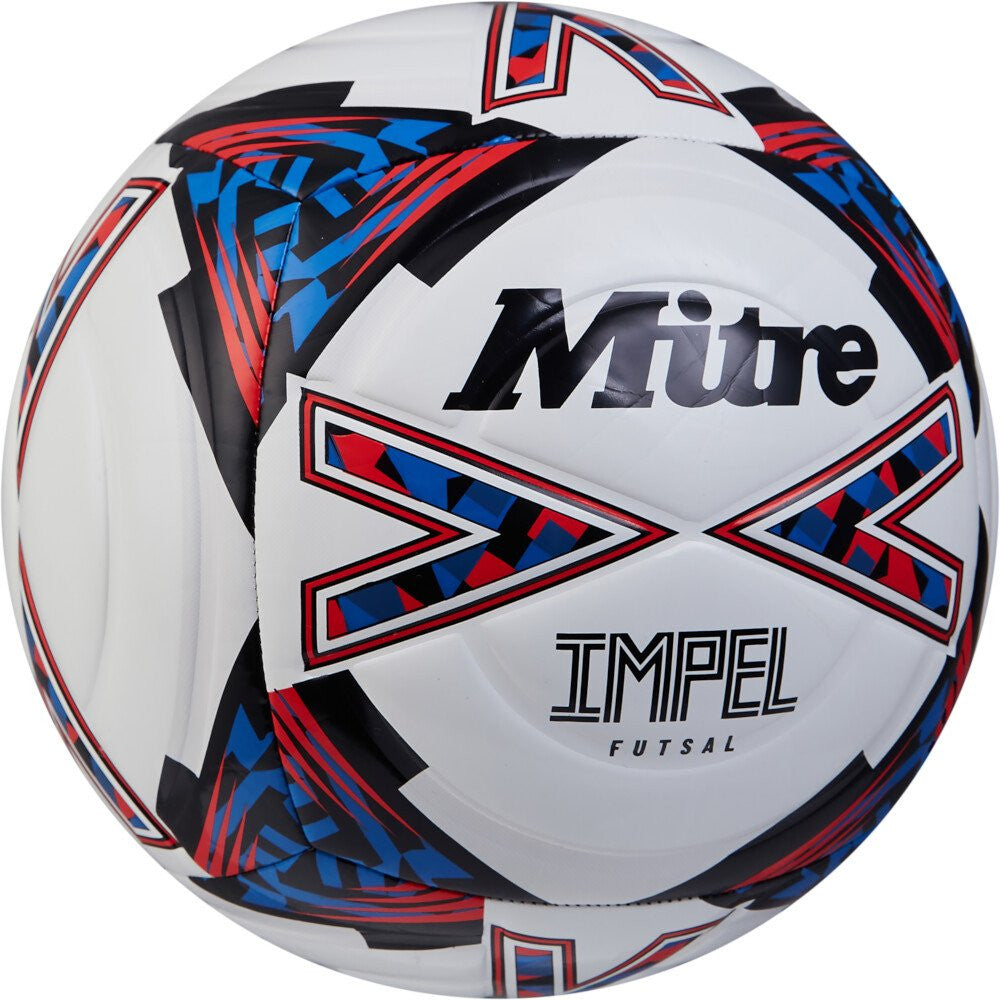 MITRE IMPEL FUTSAL TRAINING BALL - WHITE (Size 4)