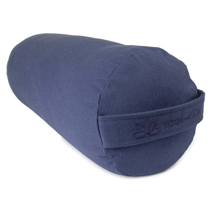 YOGA-MAD BUCKWHEAT YOGA BOLSTER - BLUE