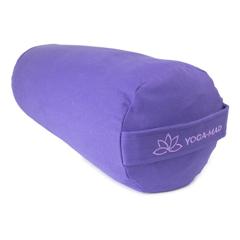 YOGA-MAD BUCKWHEAT YOGA BOLSTER - PURPLE