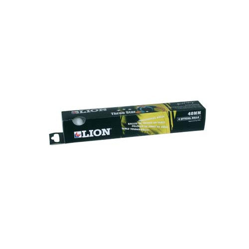 LION 3 STAR TABLE TENNIS BALLS