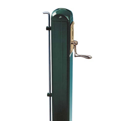 STEEL IN GROUND TENNIS POSTS (76mm SQUARE)