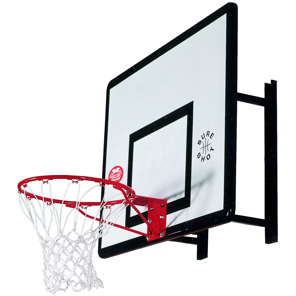 SURE SHOT HEAVY DUTY WALL MOUNT BASKETBALL SYSTEM