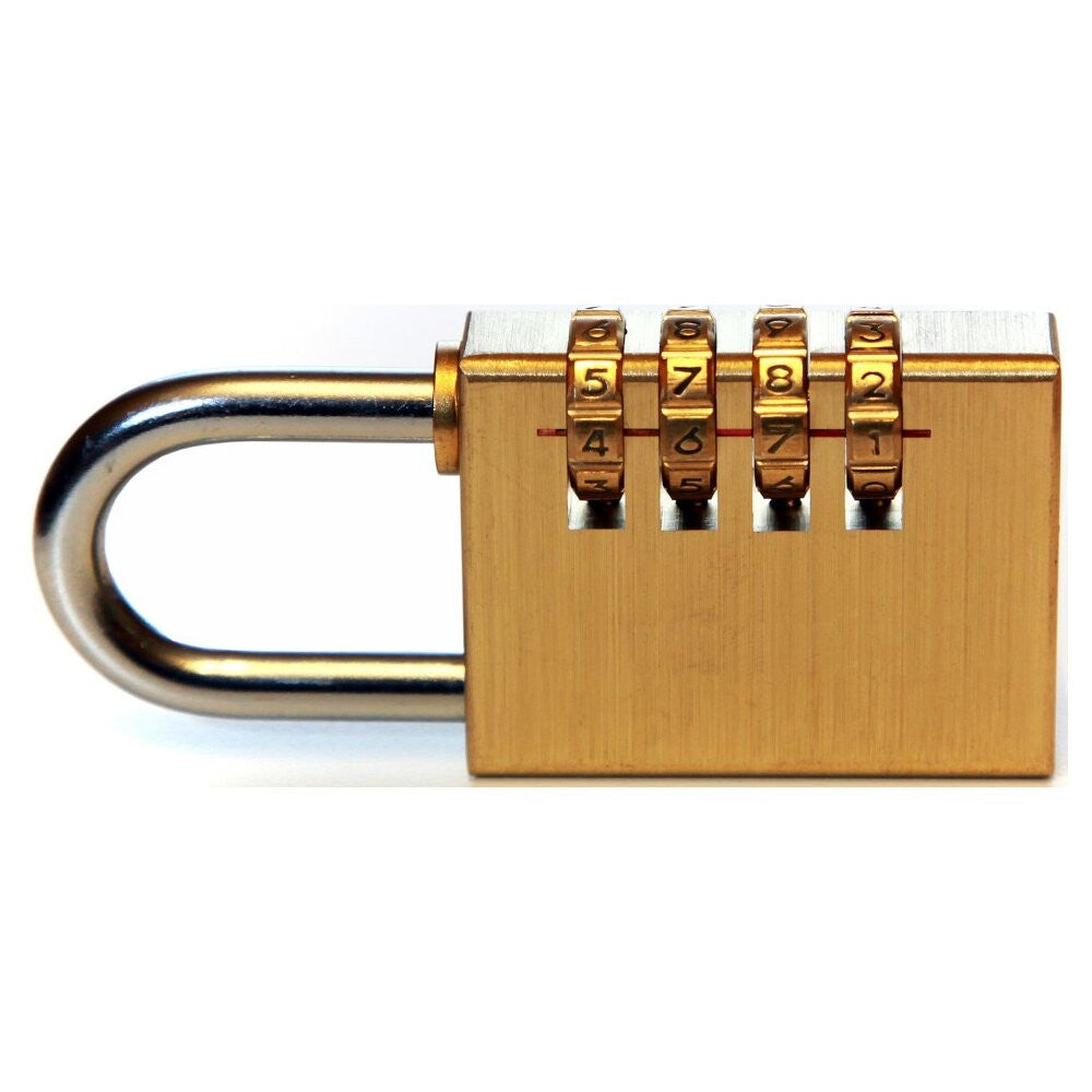 BRASS COMBINATION PADLOCK