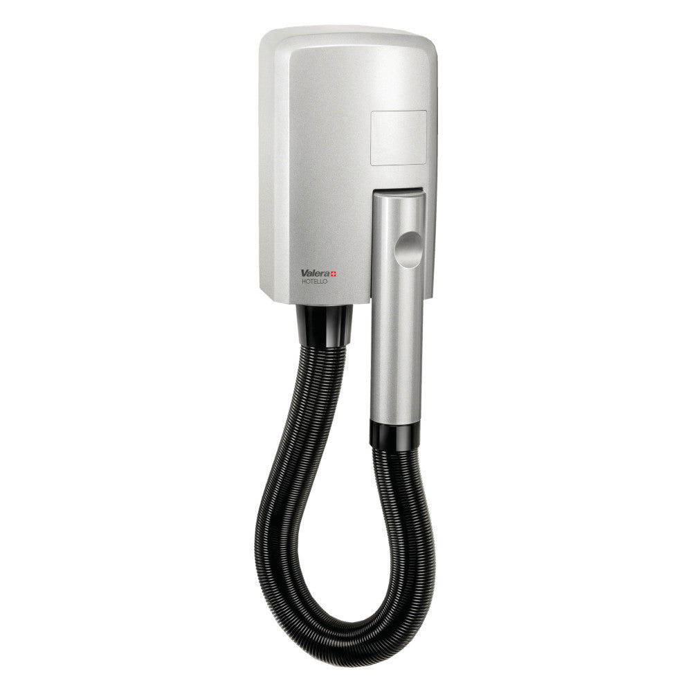 VALERA WALL MOUNTED HAIR DRYER - SILVER (STANDARD 1200W)