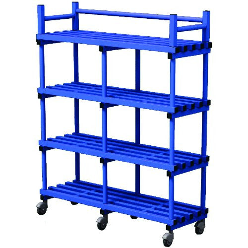 VENDIPLAS MOBILE SHELF STORAGE UNIT - BLUE (1500mm)