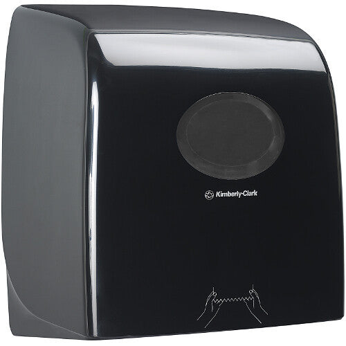 AQUARIUS® SCOTT® MAX ROLLED TOWEL DISPENSER - BLACK