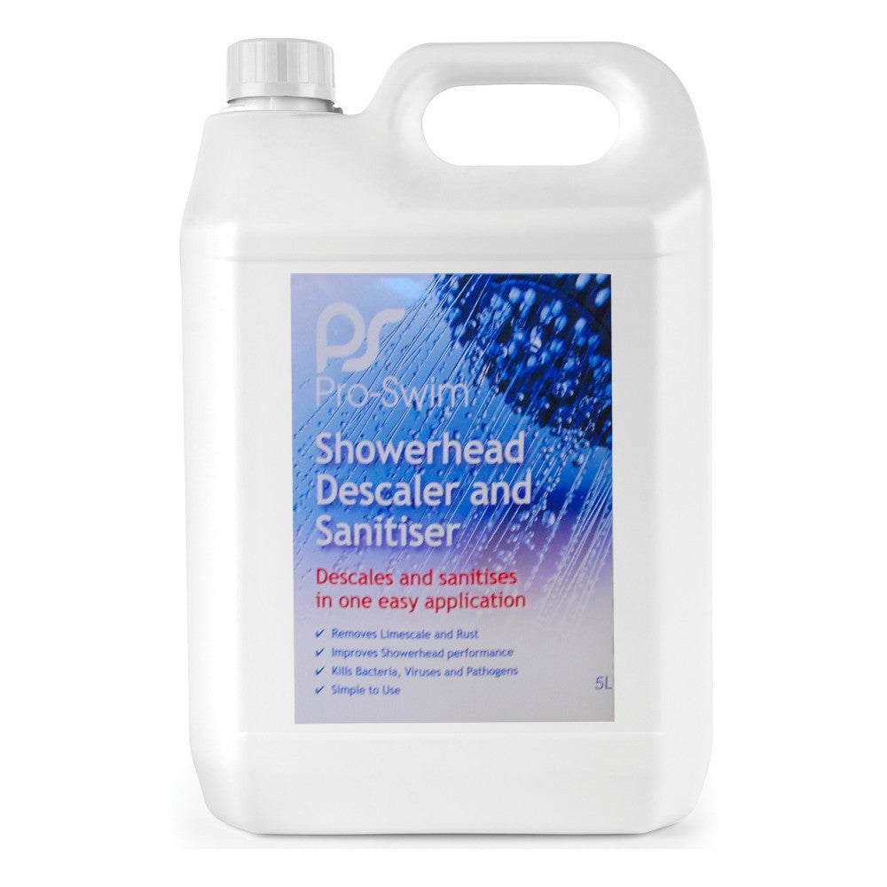 SHOWER HEAD PLUS DESCALER & BIOCIDE - LIQUID (5 LITRE)