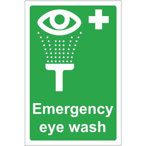 EMERGENCY EYE WASH SIGN (200 x 300mm)