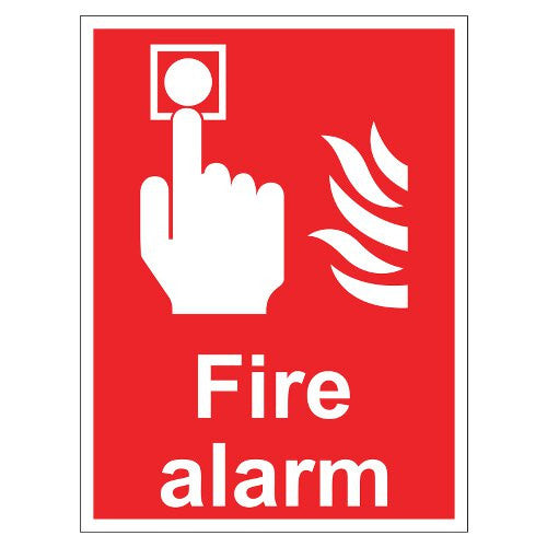 FIRE ALARM SIGN (150 x 200mm)