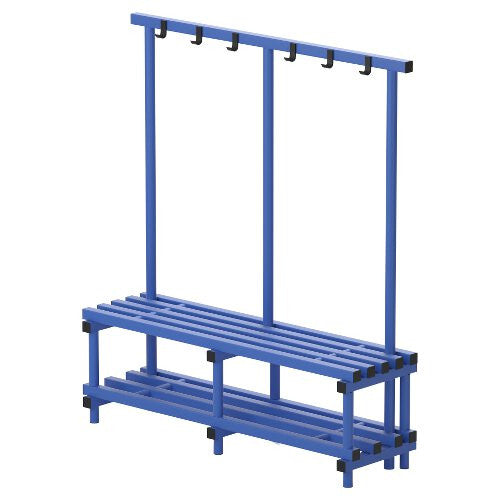 VENDIPLAS SINGLE BENCH & HANGERS - BLUE (1500mm)