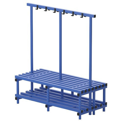 VENDIPLAS DOUBLE BENCHES & HANGERS - BLUE