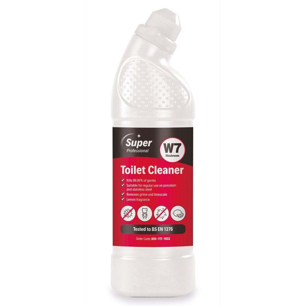 MIRIUS SUPER PROFESSIONAL W7 TOILET CLEANER - LEMON (750ml)
