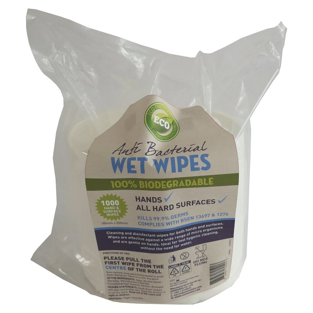 ADDGARDS WET WIPE STATION ROLLS - CREPE BIODEGRADABLE