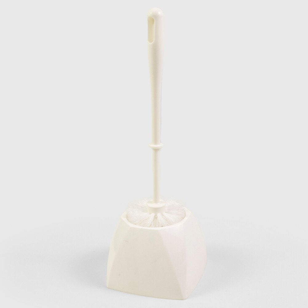 STIFF TOILET BRUSH & BOWL