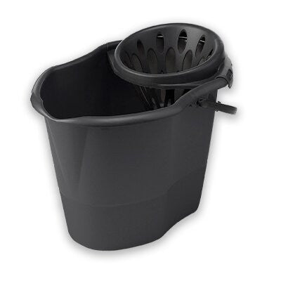 MOP BUCKET & WRINGER - GREY (14L)