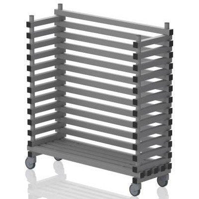 VENDIPLAS AQUA DUMBBELL TROLLEY - GREY
