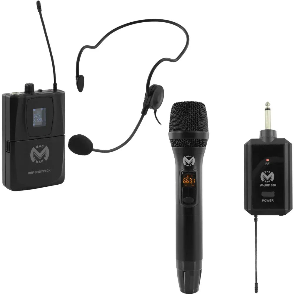 MAC MAH HANDHELD & HEADSET MICROPHONE SET