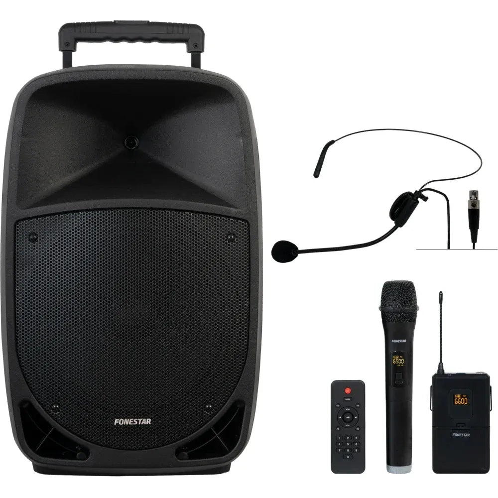 FONESTAR MALIBU 312 PORTABLE BLUETOOTH PA SPEAKER
