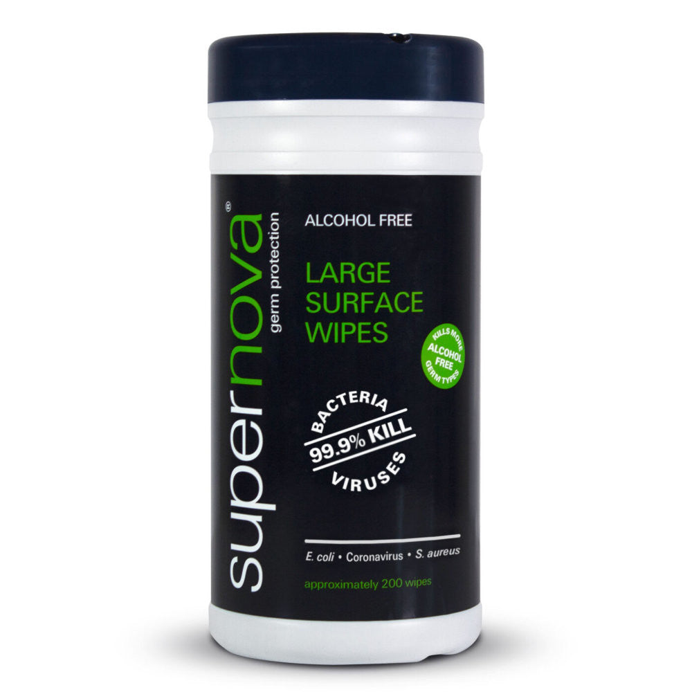 SUPERNOVA ALCOHOL-FREE LARGE SURFACE WIPES