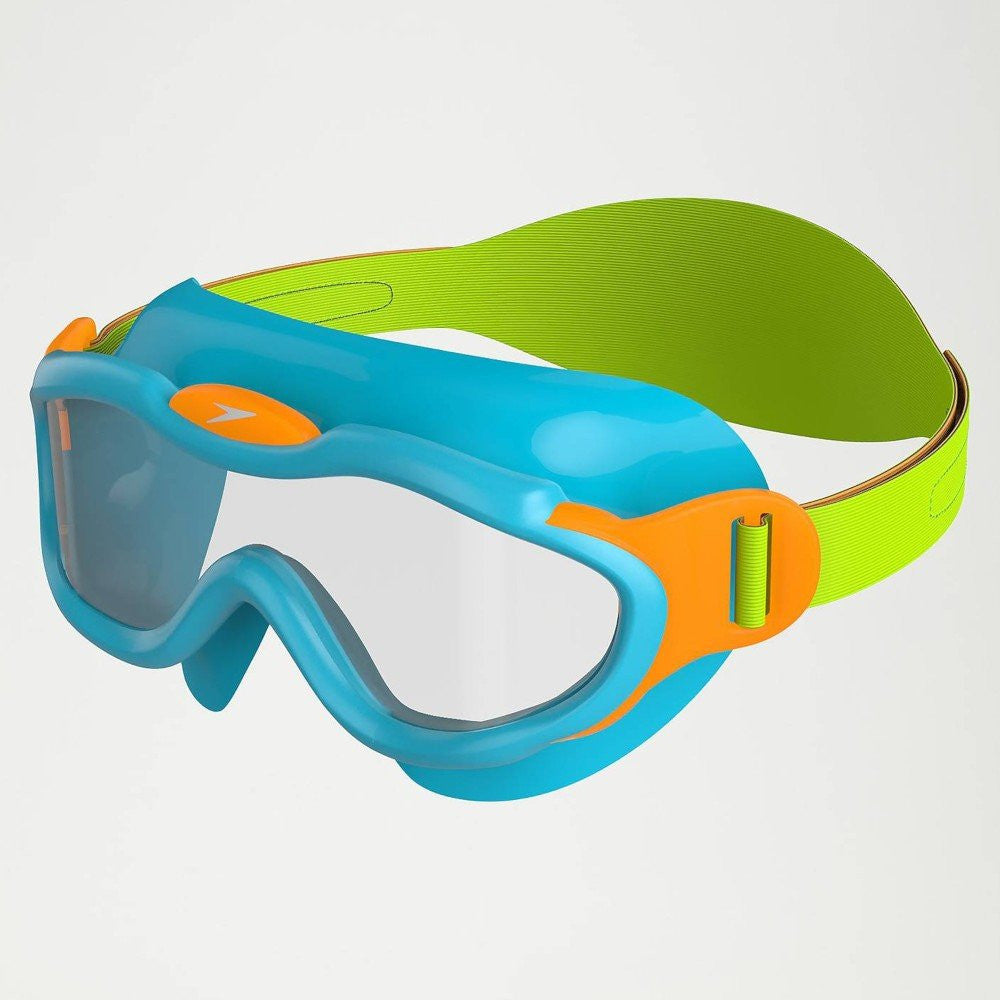 SPEEDO SEA SQUAD MASK - BLUE / CLEAR LENS