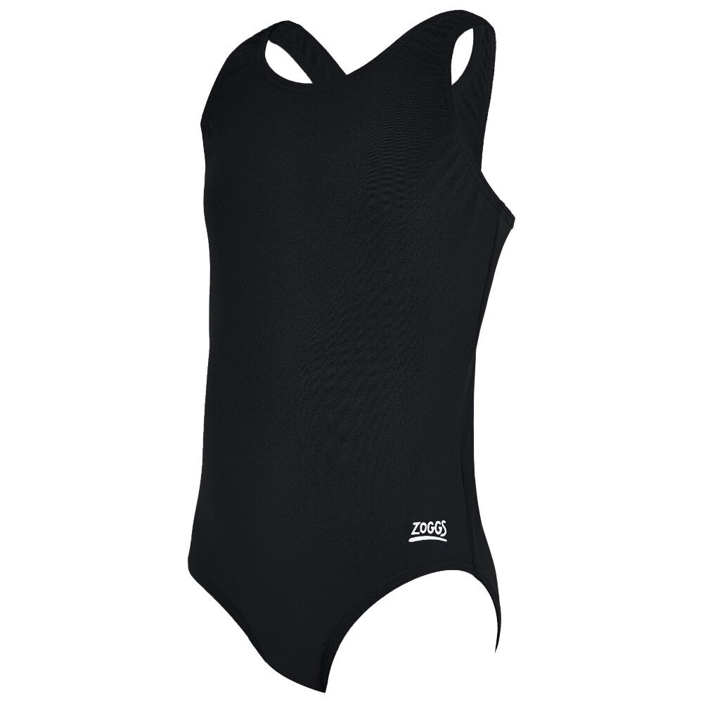 ZOGGS JUNIOR COTTESLOE SPORTSBACK SWIMSUIT - BLACK