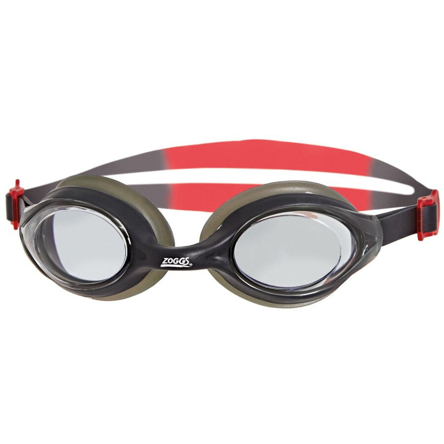 ZOGGS BONDI GOGGLES - SMOKE/RED/CLEAR