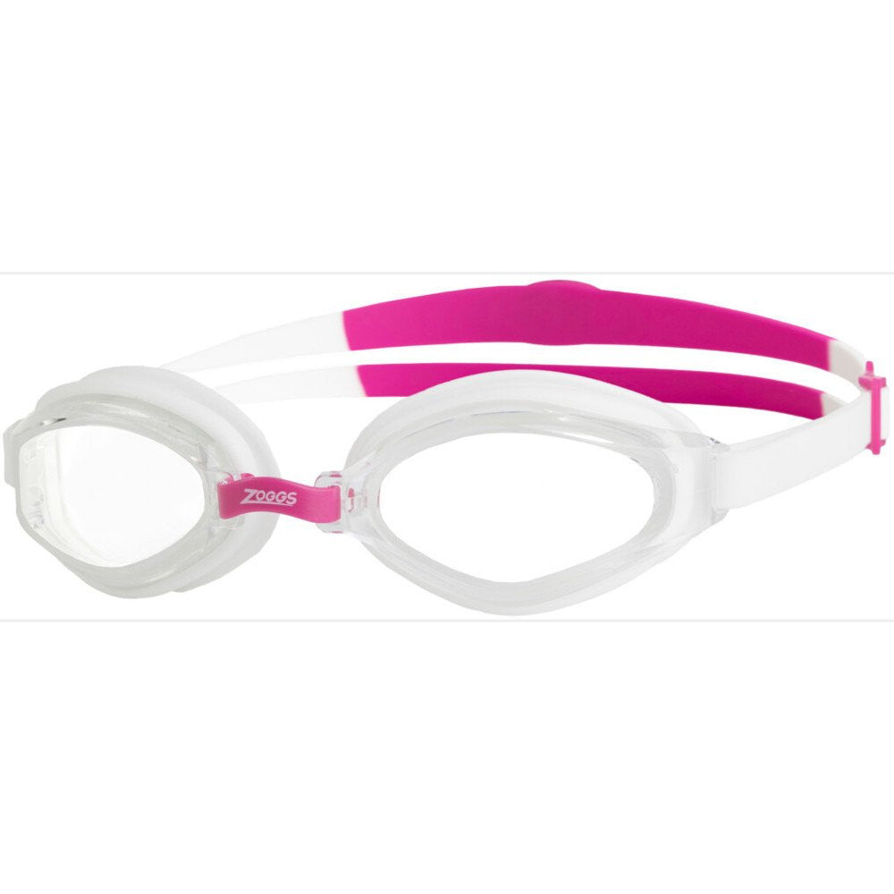 ZOGGS ENDURA MAX GOGGLES - WHITE / PINK / CLEAR LENS