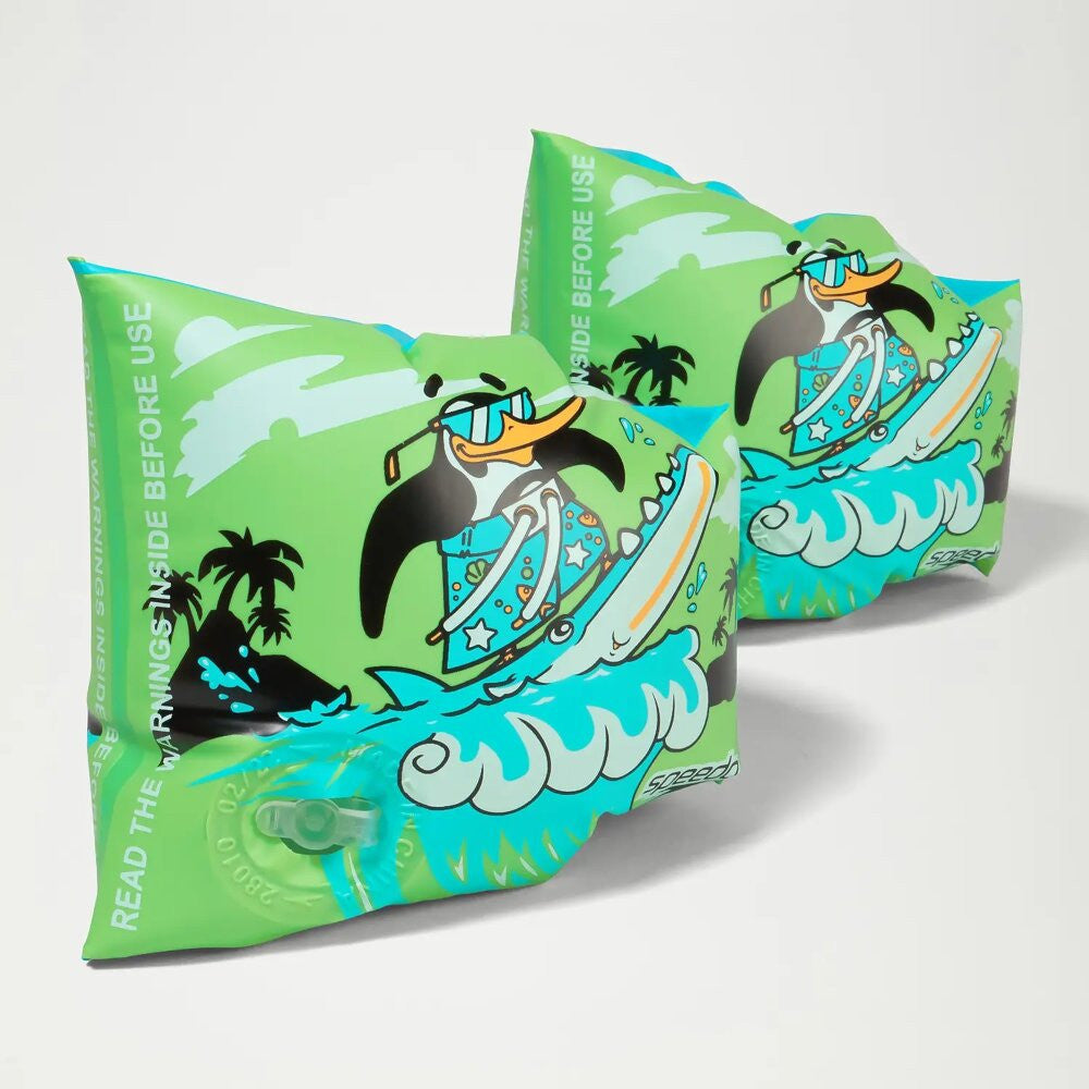 SPEEDO CHARACTER ARMBANDS - GREEN/BLUE (2-6 YEARS)