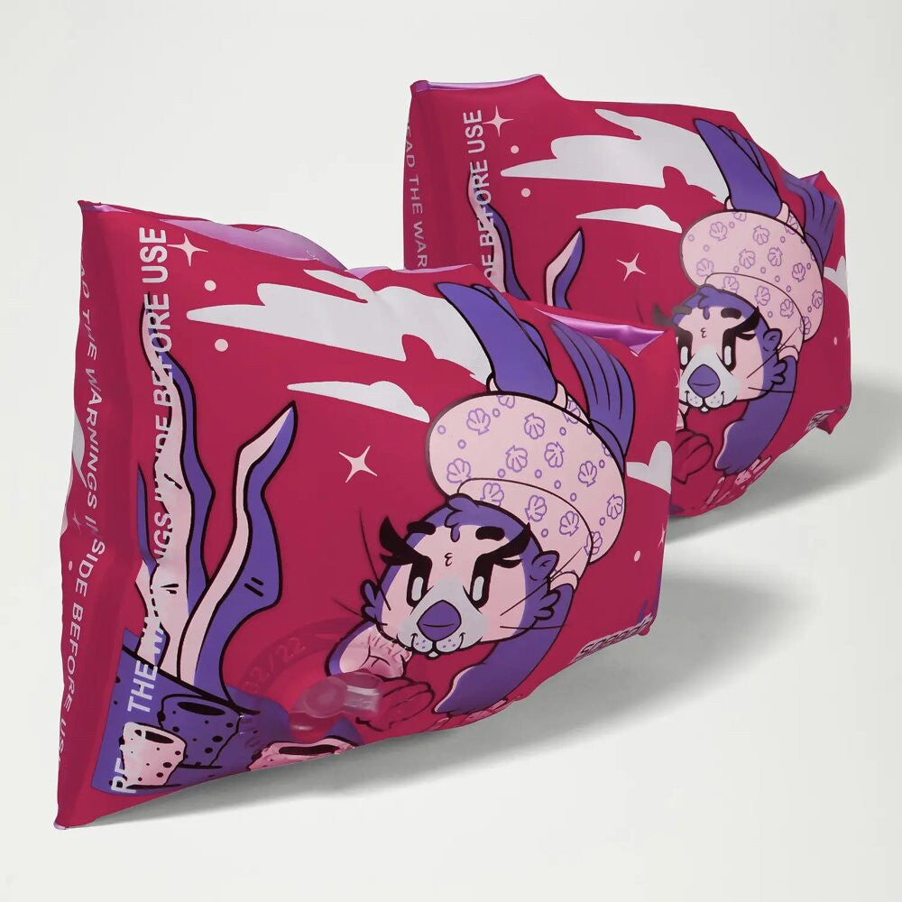 SPEEDO CHARACTER ARMBANDS - PINK/PURPLE (2-6 YEARS)