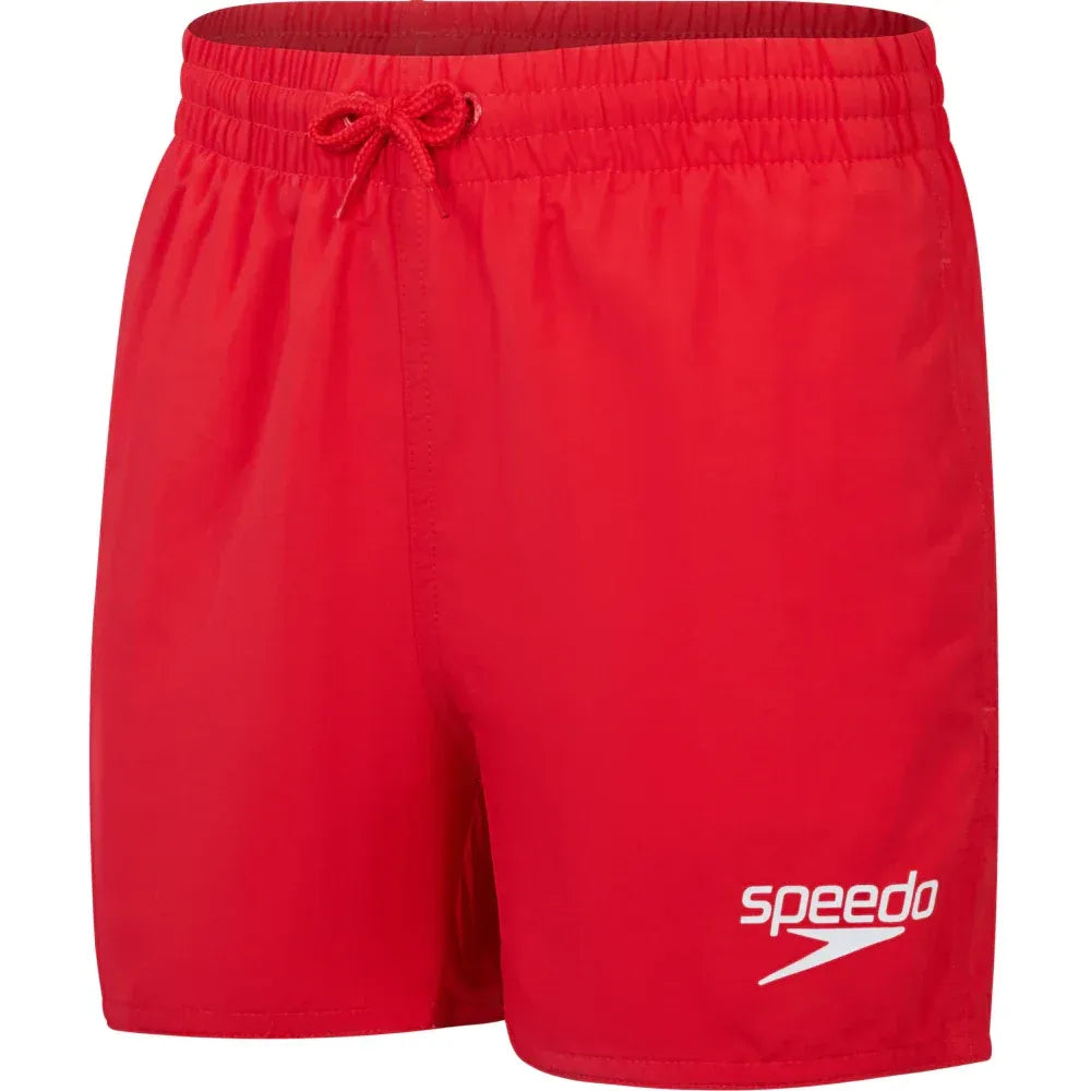 SPEEDO JUNIOR ESSENTIAL LEISURE SHORTS - RED
