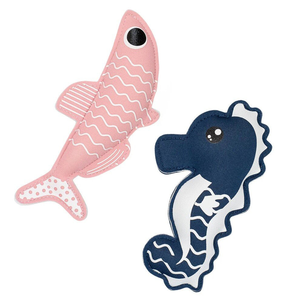 SINKING SNIPPETS POOL TOYS - SEAHORSE & SARDINE