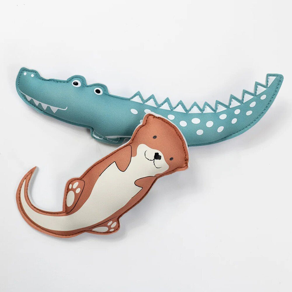 FLOATING SNIPPETS POOL TOYS - CROC & OTTER