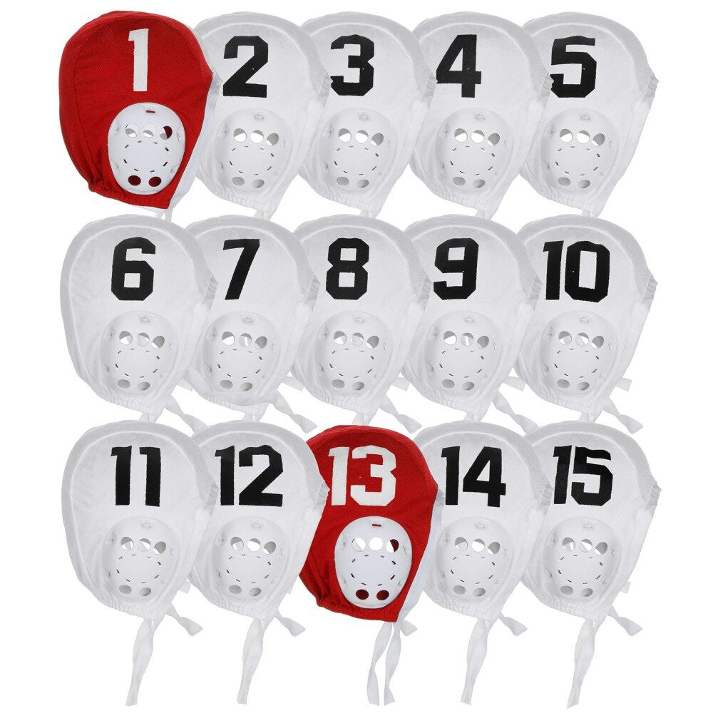 ZOFT WATER POLO CAPS - WHITE (1-15)