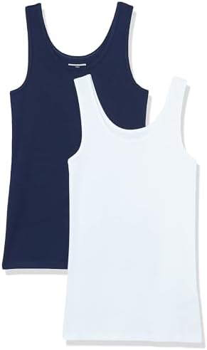 Amazon Essentials Women's Slim-Fit Vest, Pack of 2
