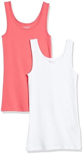 Amazon Essentials Women's Slim-Fit Vest, Pack of 2