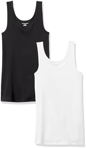 Amazon Essentials Women's Slim-Fit Vest, Pack of 2