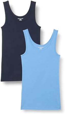 Amazon Essentials Women's Slim-Fit Vest, Pack of 2