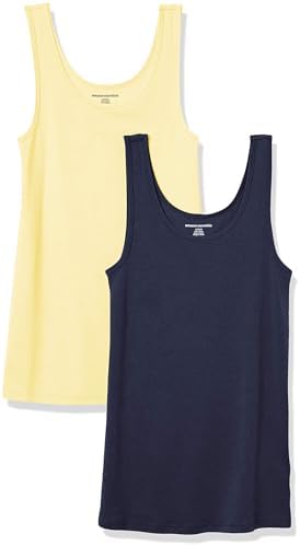 Amazon Essentials Women's Slim-Fit Vest, Pack of 2