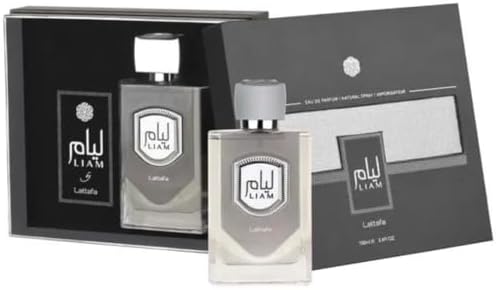 Lattafa Liam Grey Eau de Parfum Spray Unisex, 96g/100ml