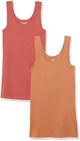 Amazon Essentials Women's Slim-Fit Vest, Pack of 2