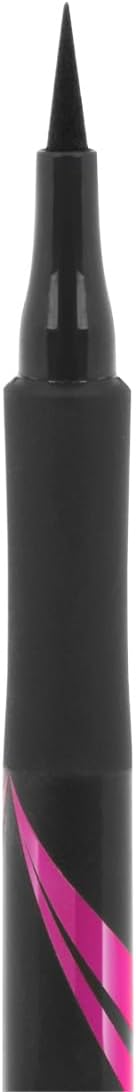 Maybelline Eye Liner, Hyper Precise Black Liquid Eye Liner, Ultra-Thin Defining Felt Tip Liner, Quick Drying Liquid Eyeliner, Ink Technology, Maybelline New York, Safe for Sensitive Eyes, Matte Black