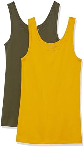 Amazon Essentials Women's Slim-Fit Vest, Pack of 2