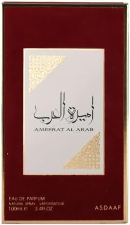 Asdaaf Ameerat Al Arab Eau de Parfum Spray for Women, 3.4 Ounce