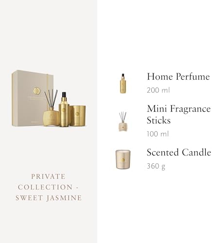 RITUALS Gift Set Sweet Jasmine Large – Luxury Home Fragrance Products from the Private Collection – Aromatherapy Gift Box with home perfume, a scented candle and fragrance sticks