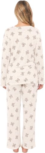 KATE MORGAN Ladies lightweight cosy pyjamas | Womens loungewear sets pjs | Nightwear Sleepwear for women